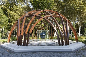 Sculpture in front of the Istanbul Museum for the History of Science and Technology in Islam