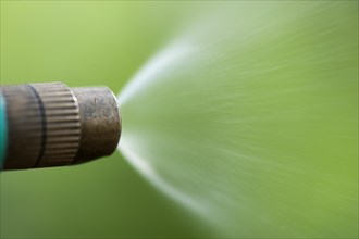 Water jet of a garden sprayer