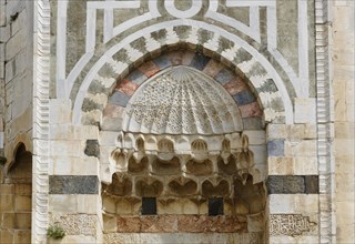 Portal with stalactite vaulting in the Seljuk style