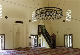 Prayer room of Sueleymaniye Mosque on Castle Hill