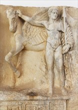 Bellerophontes or Bellerophon with Pegasus