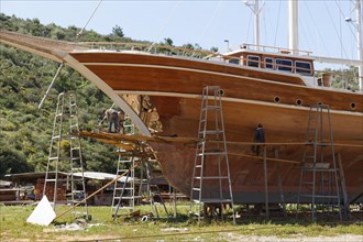 Shipyard for traditional gulets