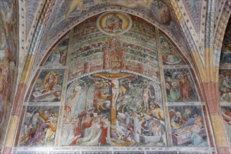 Lebendes Kreuz frescoes