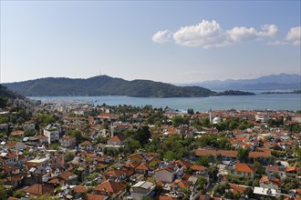 View over the roofs of Fethiye