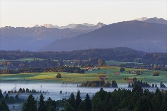 Landscape in the Alpine Foreland