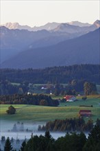 Landscape in the Alpine Foreland