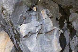 Stone relief