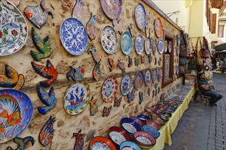Ceramic plates as souvenirs