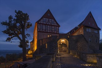 Bodenstein Castle at dusk