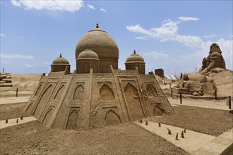 Mughal Empire Sand Sculpture by Ian Zelinka