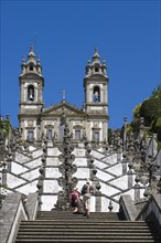 Igreja do Bom Jesus with Escadorio dos Cinco Sentidos