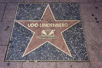 Hollywood star for Udo Lindenberg on the Reeperbahn