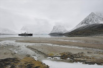 Passenger ship MS Nordstjernen in a Svalbard bay