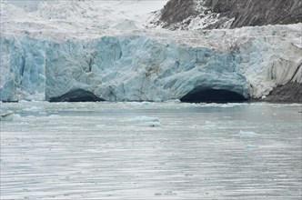 Ice portal in Smeerenburg Glacier