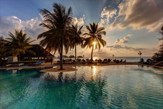 Pool area of Paradise Island