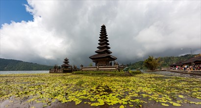 Pura Ulun Danu Bratan temple with a Balinese pagoda