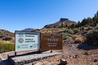 Entrance to the Teide National Park