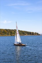 Sailing boat on Lake Chiemsee