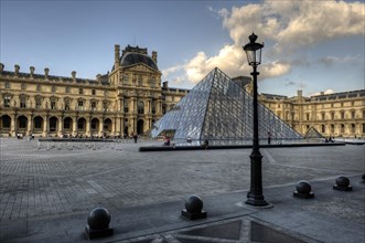 Louvre Museum with the Pyramid