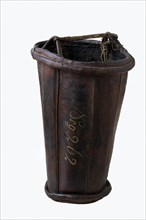Leather fire bucket from 1900