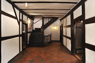Hallway and stairs on the second floor