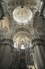 Dome with the altar of the Theatiner Church