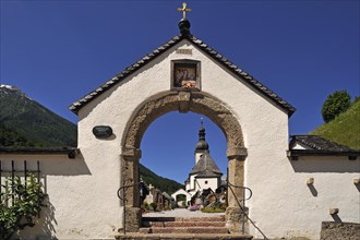 Gateway to the historic cemetery