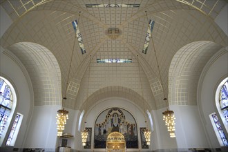 Chancel with dome of the Church of St. Leopold at Steinhof