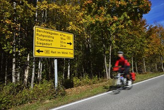 Cyclist near Seegatterl