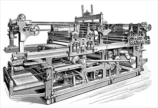 Planographic printing rotary machine by A. Hamm in Heidelberg and Frankenthal