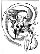 Caricature of Richard Wagner