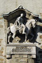 Monument to King Albert of Saxony at Lauenturm tower