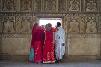 Group of Indian visitors