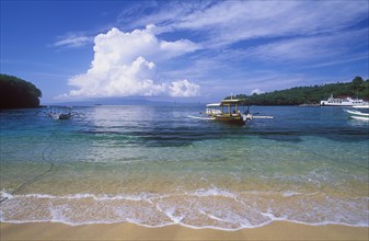 Fishing boats on the beach of Padang Bai