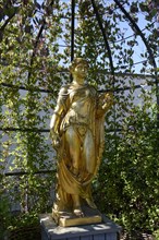 Statue in the herb garden