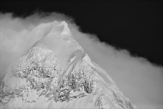 An unnamed mountain in the Chugach Range