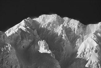 An unnamed mountain in the Chugach Range