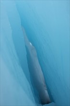 A crevice in an iceberg