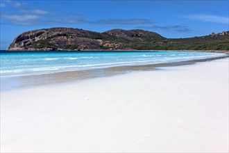 White sandy beach