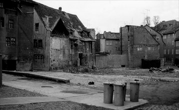 Ruins in the historic town centre of Weimar