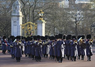 Changing of the Guard in front of Buckingham Palace
