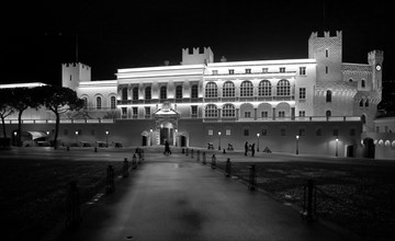 Prince's Palace in the evening