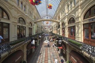 Covered passage in the GUM department store on Red Square