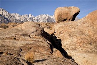 Typical rock formations of the Alabama Hills