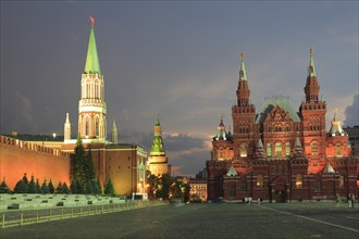 Krasnaya Ploshchad or Red Square with the Kremlin