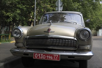 Vintage car of the Soviet brand Volga