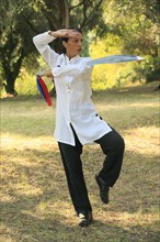 Tai Chi with a sword