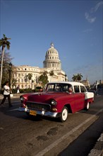 American classic cars and the Capitol