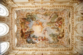 Ceiling fresco at Schloss Nymphenburg Palace