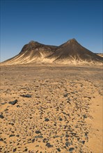 Volcanic mountains of Black Desert